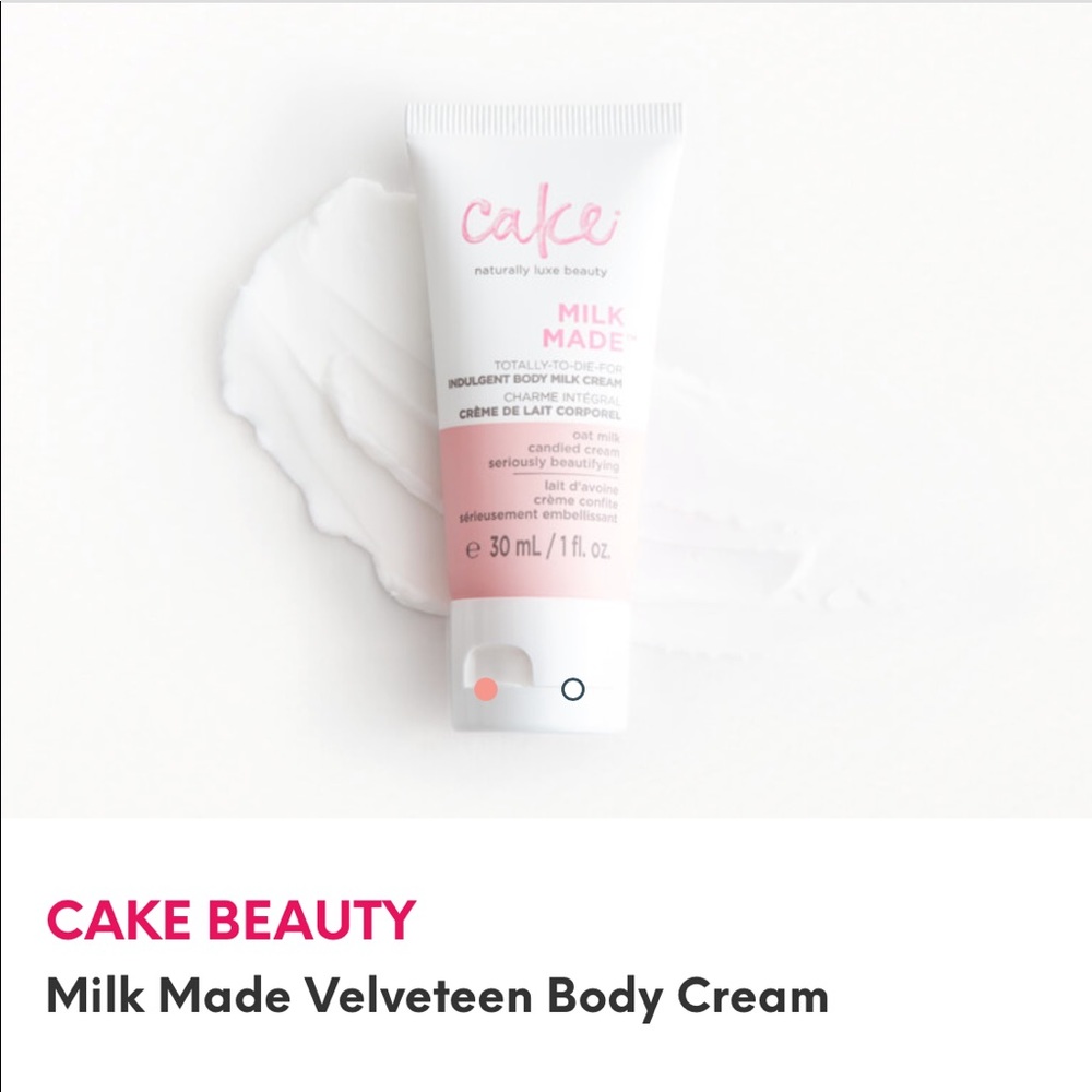 CAKE BEAUTY
Milk Made Velveteen Body Cream